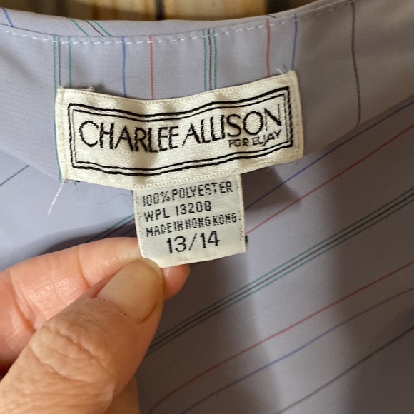 Charlee Allison Vintage Long Sleeve Peplum Ruffle Dress - Picture 5 of 6